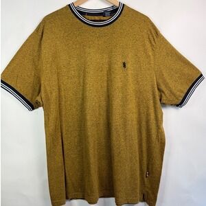 Lions Crest English Laundry Mens 3XL Ringer T-Shirt Mustard Gold